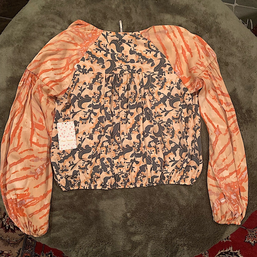Free People Crusing Together Printed Top…size S..NWT - Picture 4 of 4